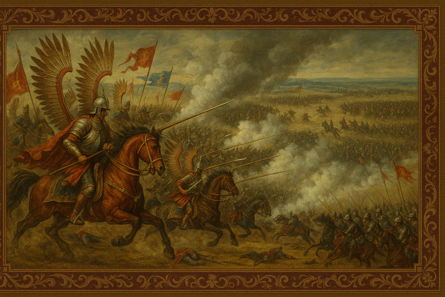 Winged Hussars in battle
